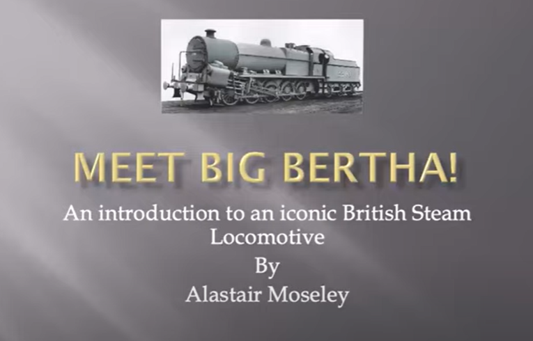 Zoom Talk – Big Bertha – Lickey Bank locomotive