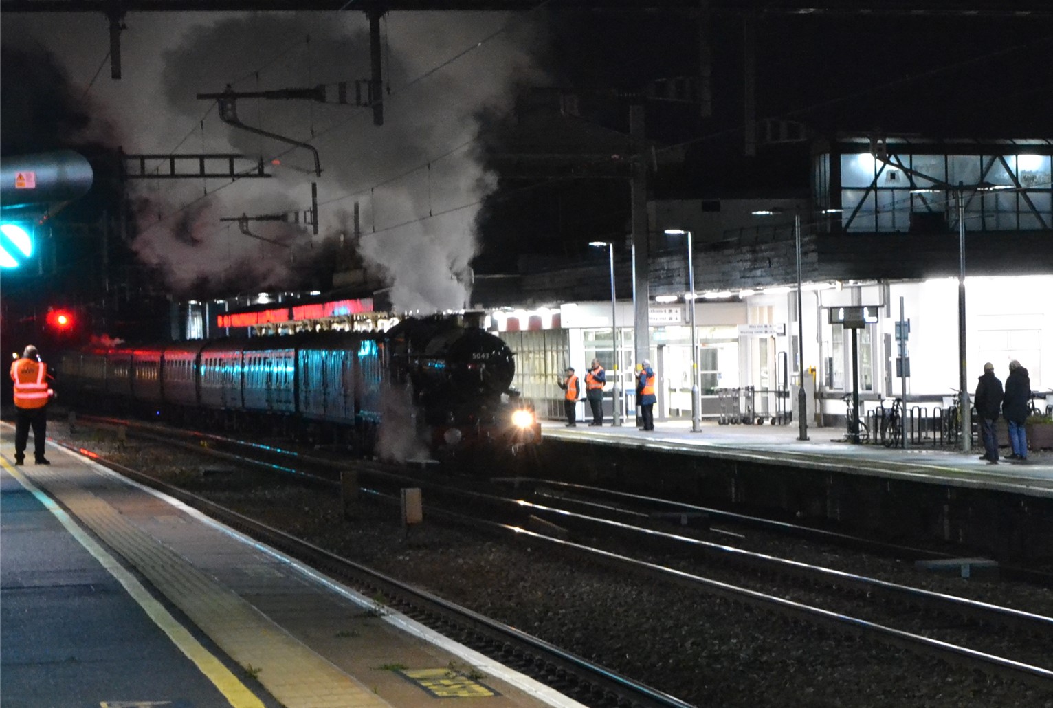Ken Mumford – Swindon Steam at night
