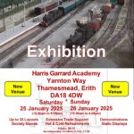 Erith Model Railway Society Exhibition 25th and 26th January 2025
