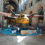 Short Scion Floatplane G-AEZF at Rochester Cathedral until Sunday 31 August 2025