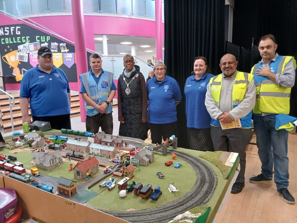 Gravesham Deputy Mayor, Alison Williams, with me, Ella and other GRES members